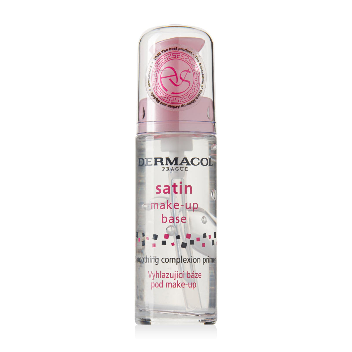 Dermacol base satinée visage, finition lisse pour maquillage durable
