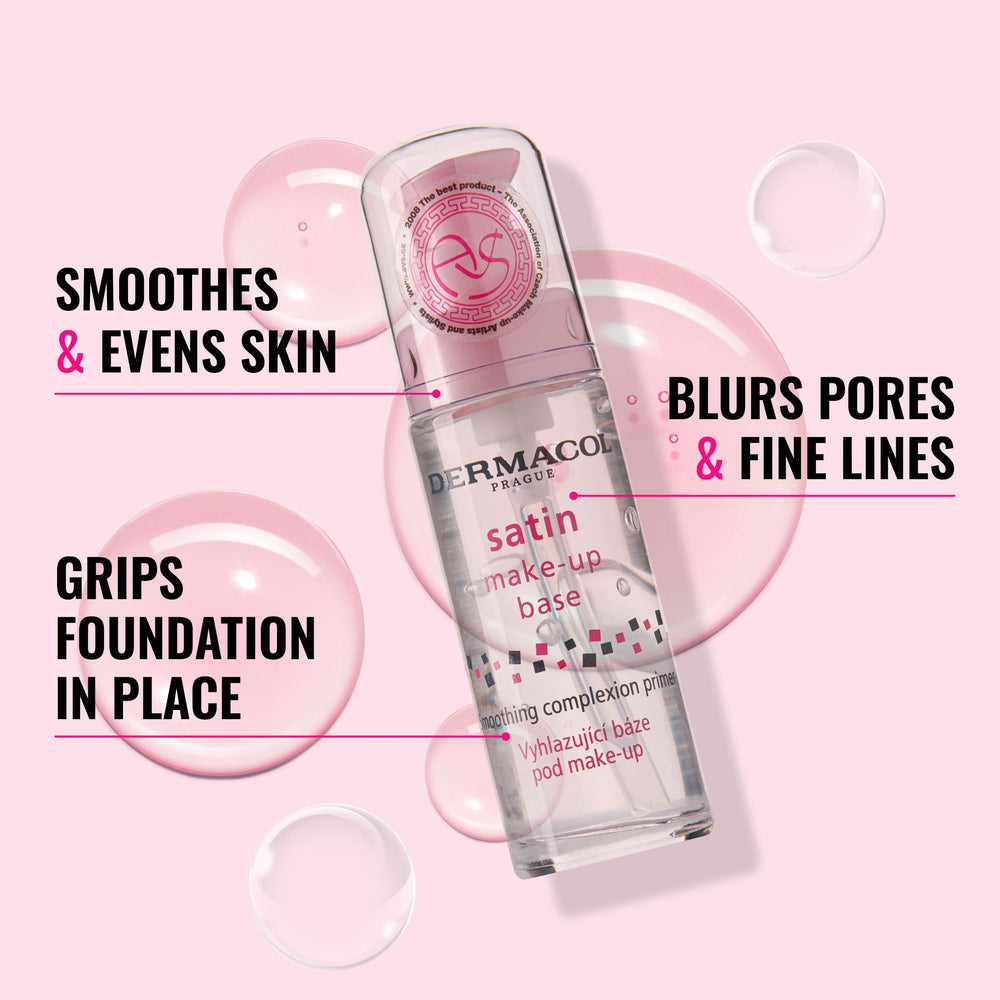 Dermacol base transparente teint maquillage, base neutre et fluide