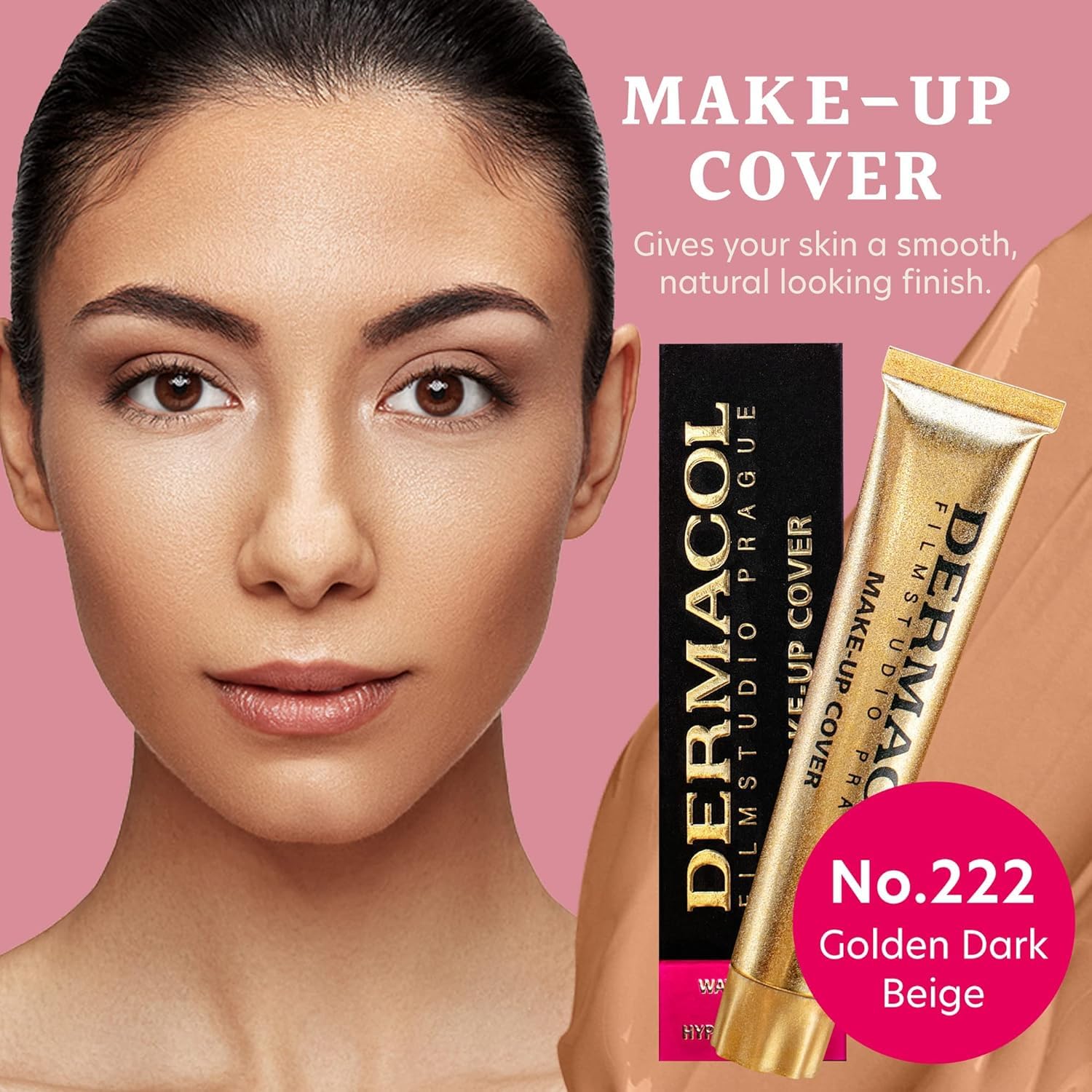 Dermacol fond de teint 17 teintes, palette adaptée à diverses carnations
