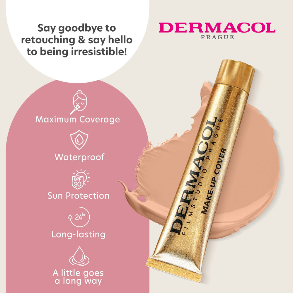 Couvrance des imperfections et rougeurs avec Dermacol