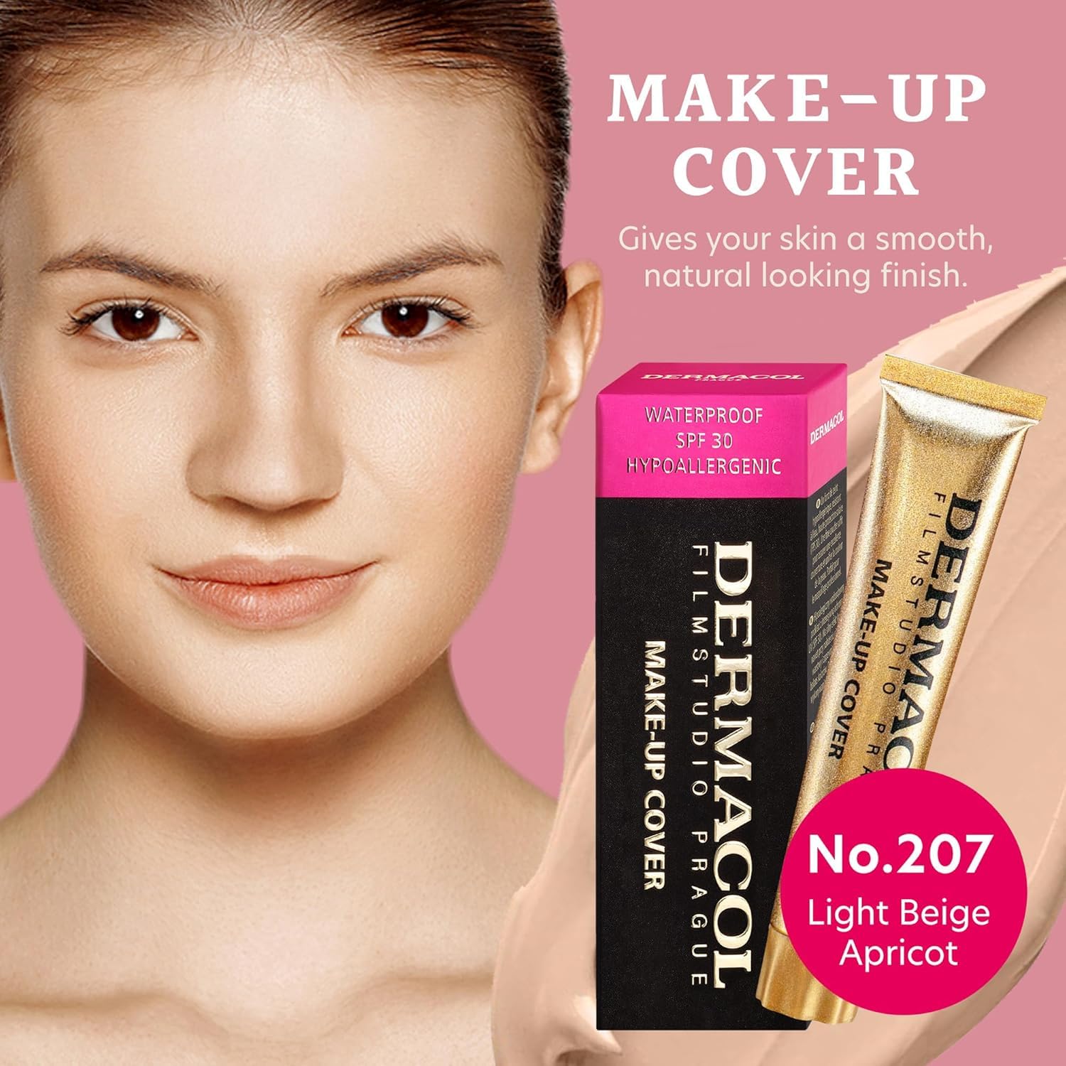 Dermacol Mini emballage compact pratique pour le voyage.