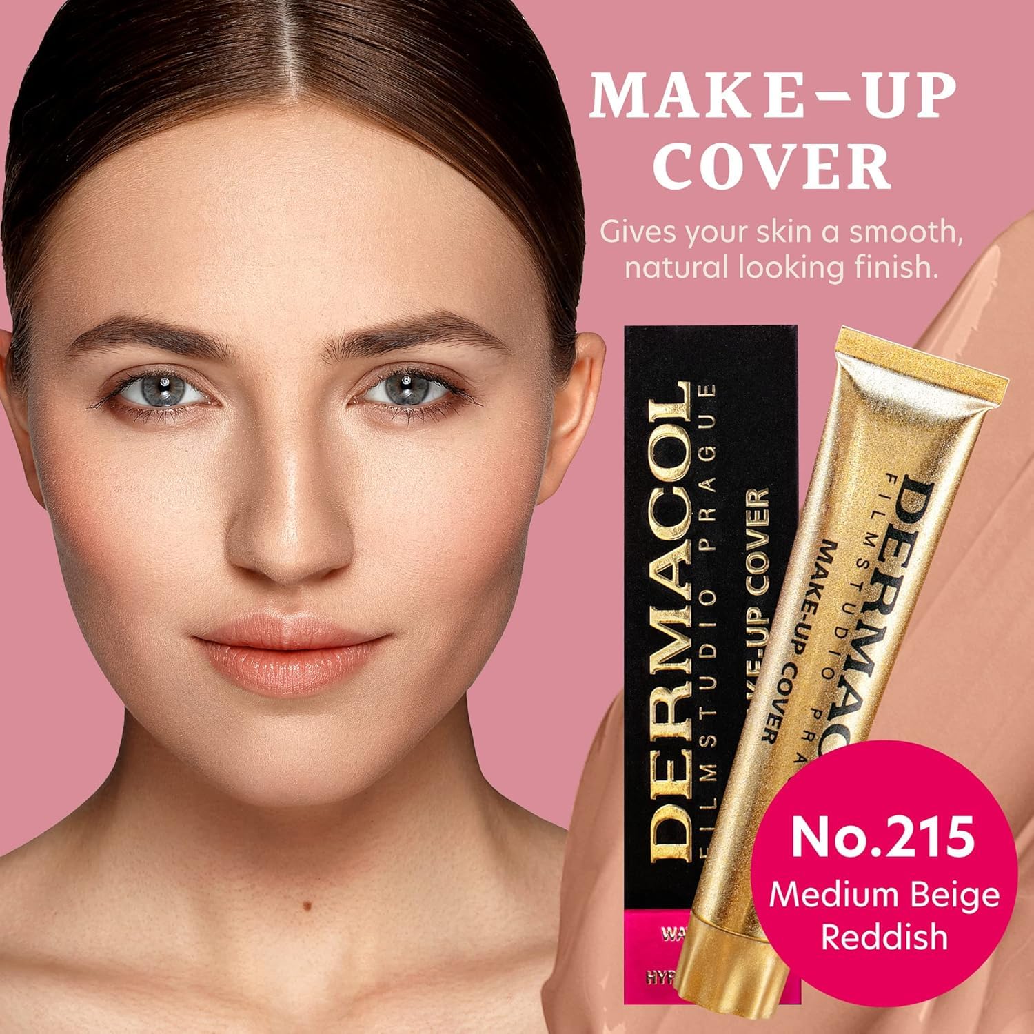 Dermacol fond de teint en tube, 17 teintes pour une adaptation précise.