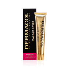 Dermacol teinte couverture-extreme en flacon pour une peau unifiée.
