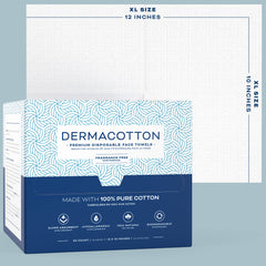 Format XL Dermacotton, lingette généreuse pour démaquillage en profondeur