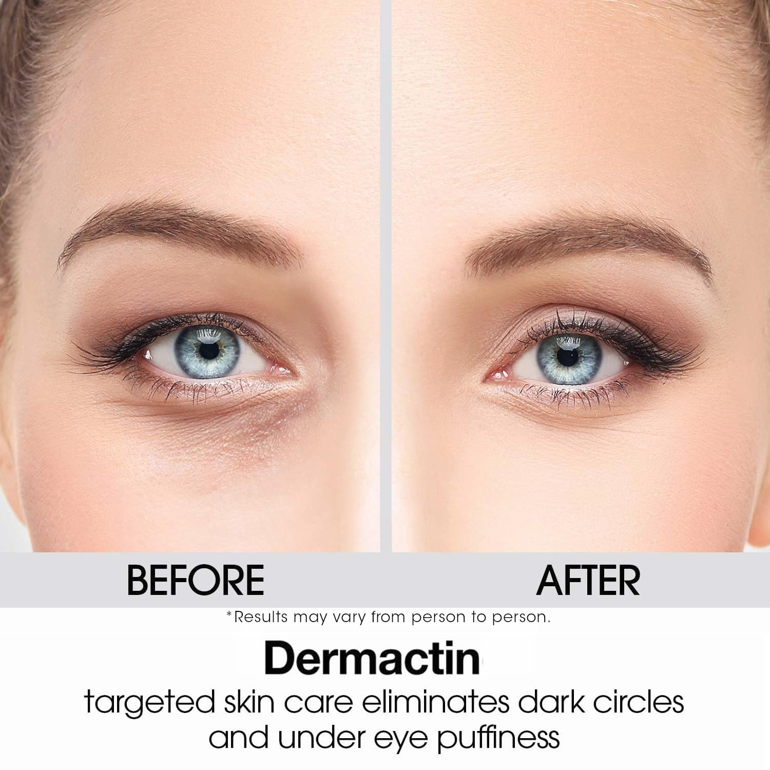 Dermactin Crème paupiere superieures — regard vif et plus frais après l’application.