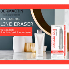 Dermactin crème texture satinée, glisse facilement sur la peau.