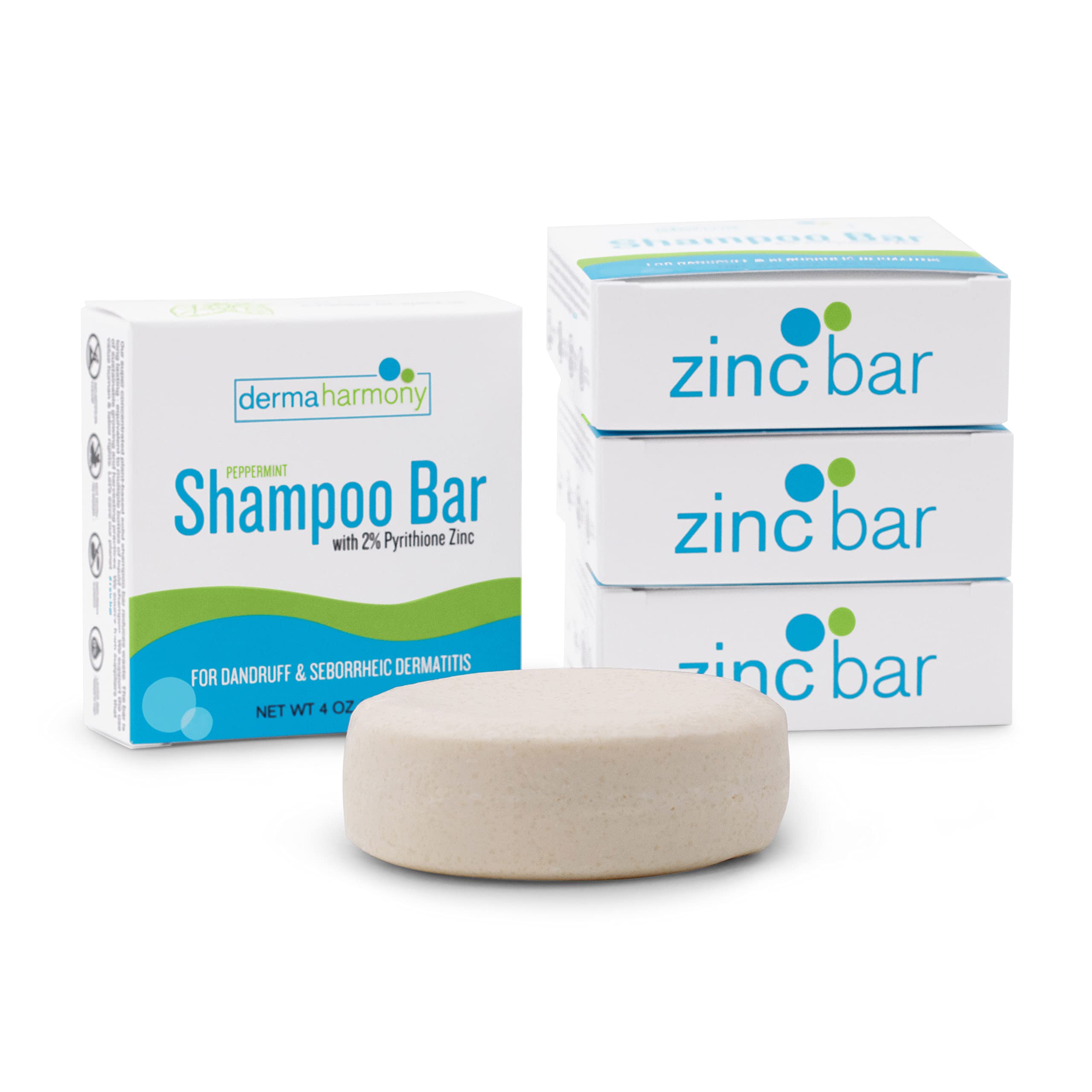 DermaHarmony barre-shampoing longue durée pour usage quotidien