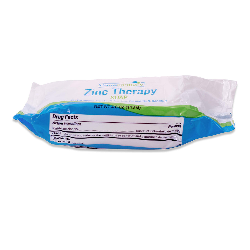 DermaHarmony zinc 2% barre, usage quotidien sur visage et corps.