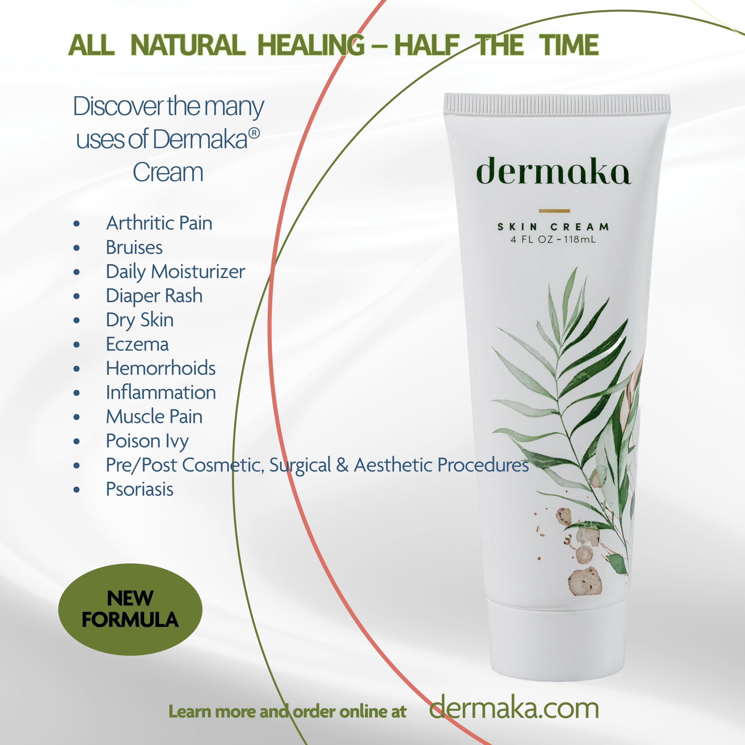 Dermaka Crème – Application après procédure esthétique pour apaiser la peau délicate.