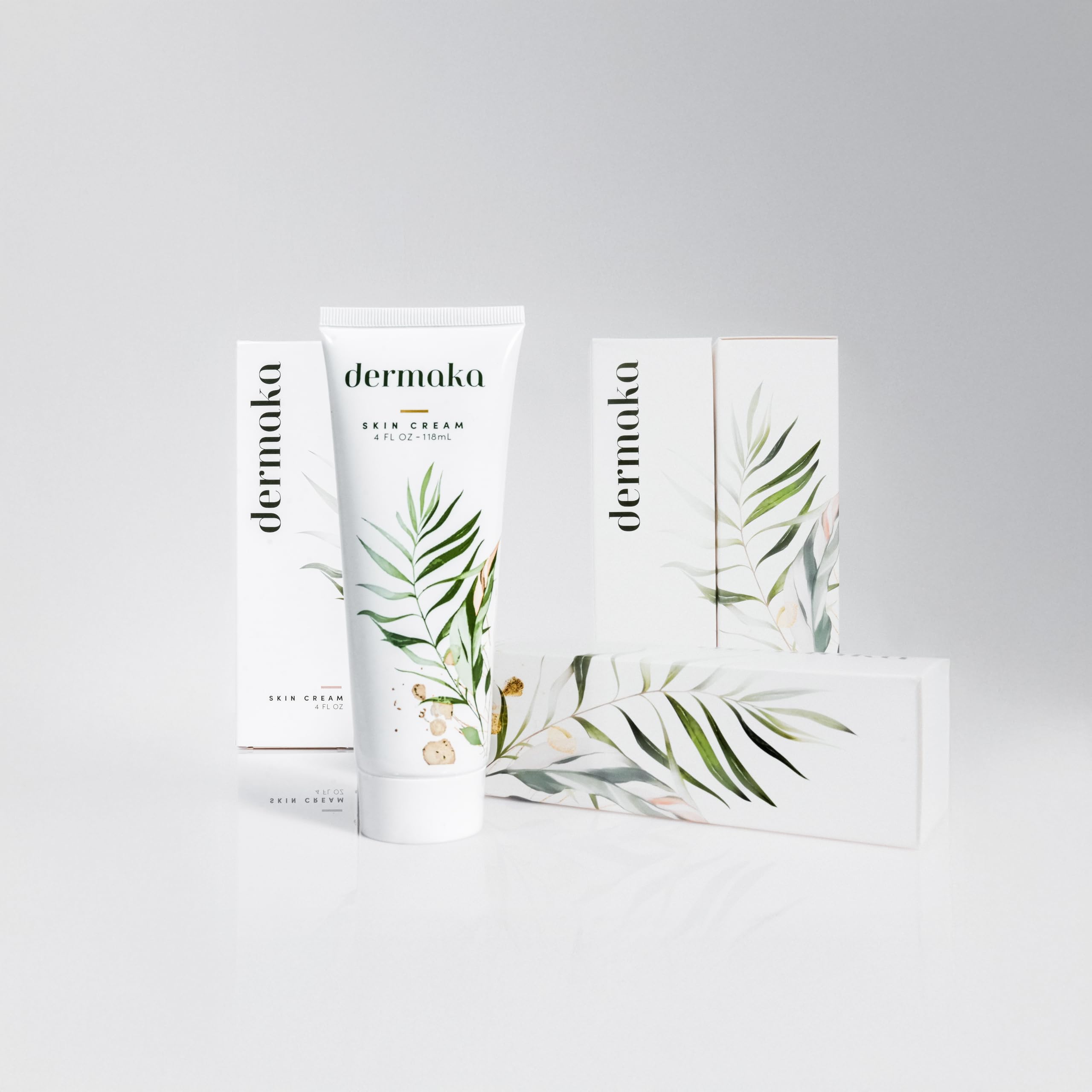 Dermaka Crème – Contenance de 120 ml prête à l’emploi.