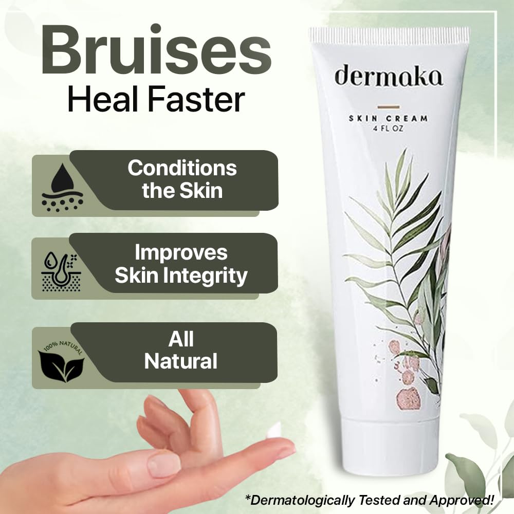 Dermaka Crème – Ingrédients arnica et bromélaïne favorisant une apparence apaisée.