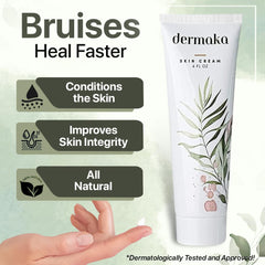 Dermaka Crème – Ingrédients arnica et bromélaïne favorisant une apparence apaisée.