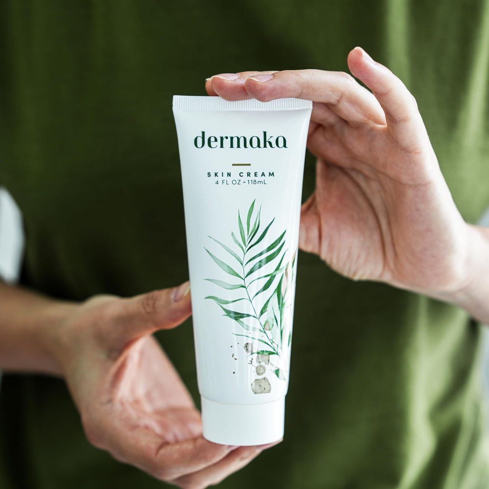 Dermaka Crème – Texture crème soyeuse et hydratante adaptée aux peaux sensibles.