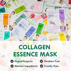 DERMAL Aloe and Green Tea mask provides deep moisture for dry skin