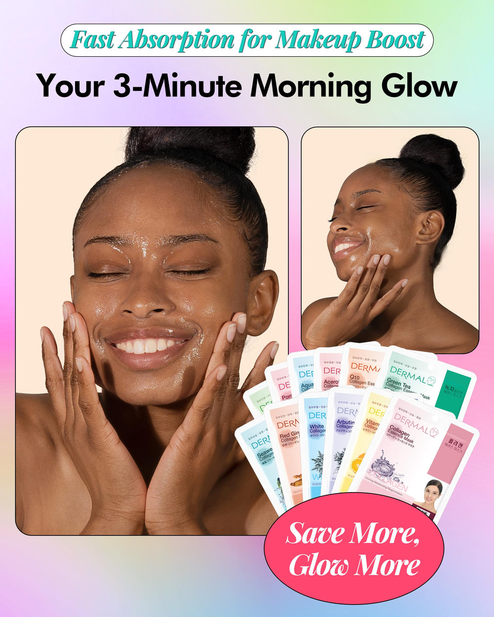 Dermal 32-masques-visage apaisement-sensibilite: soin doux pour peaux sensibles.