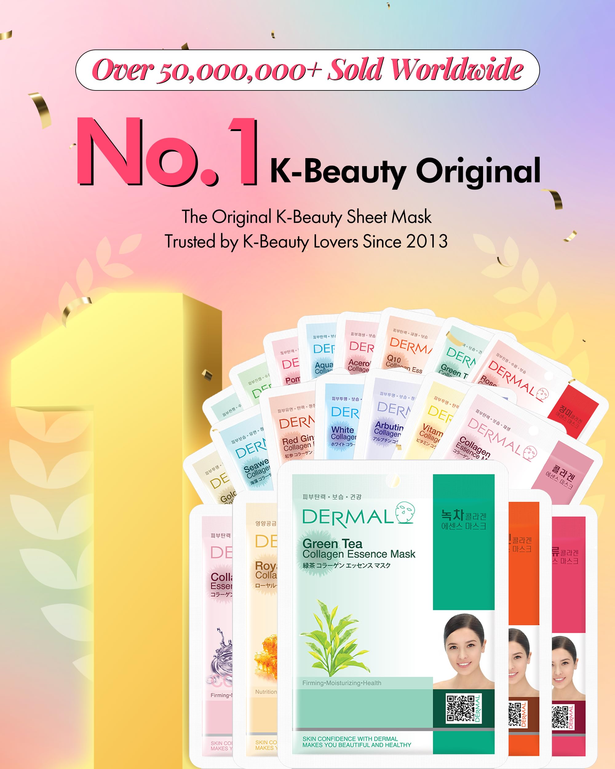 Dermal 32-masques-visage hydratation-profonde: peau douce et souple.