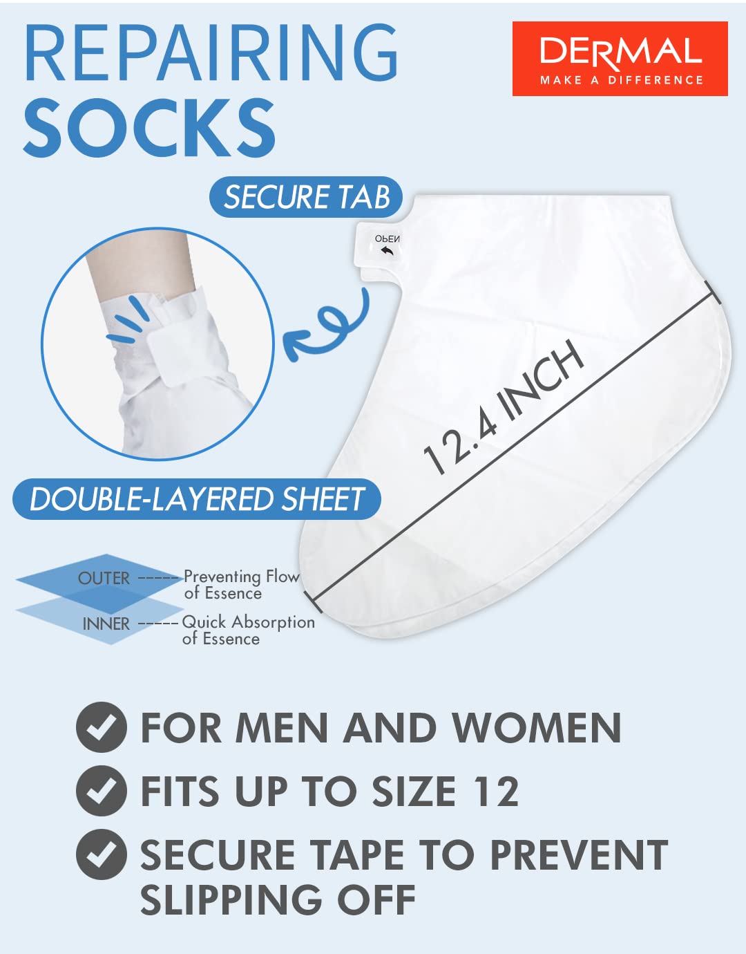 DERMAL Moistfull Silky Pieds — démonstration d’application pour pieds doux.