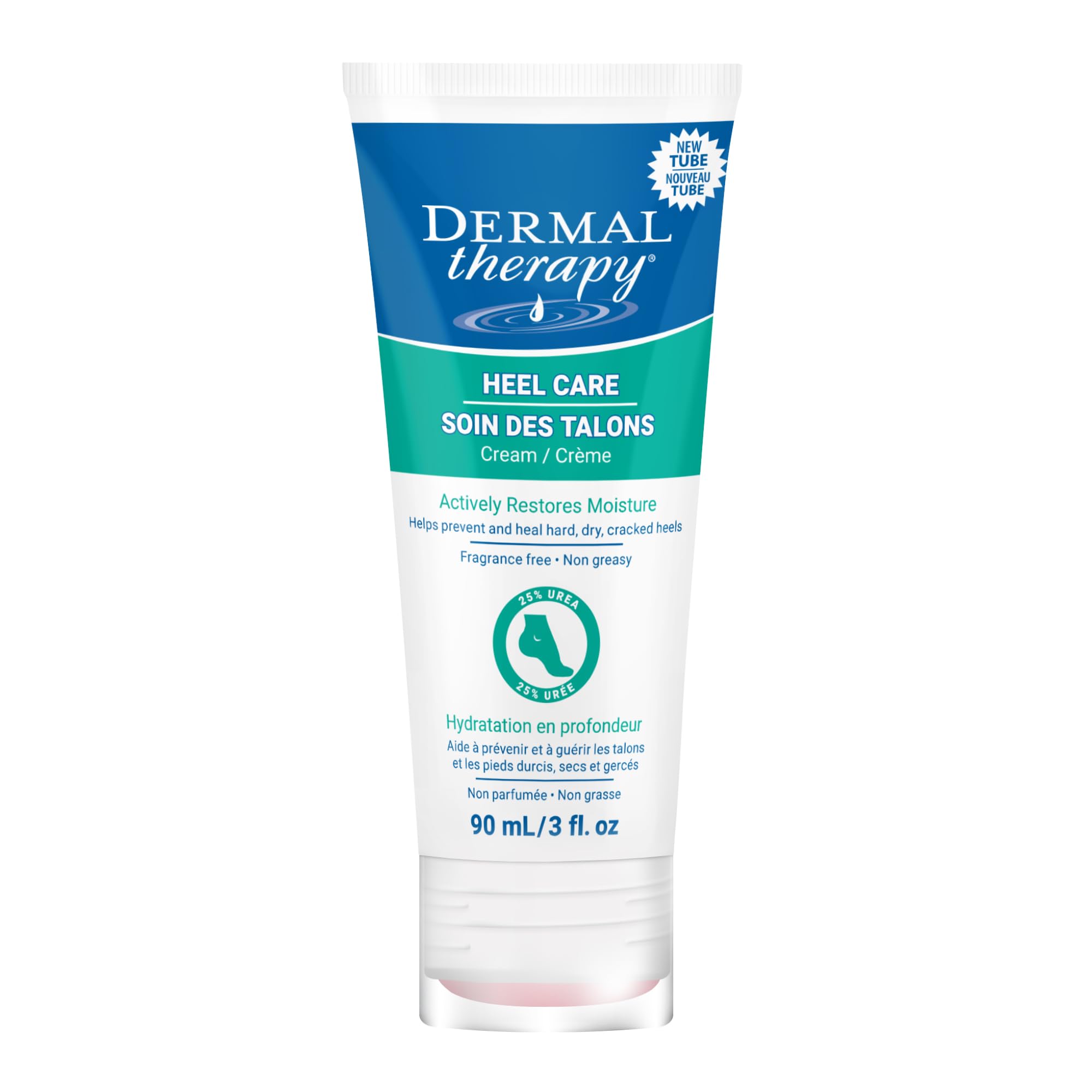 Dermal Therapy Crème pieds talons secs: hydratation rapide et réparation.