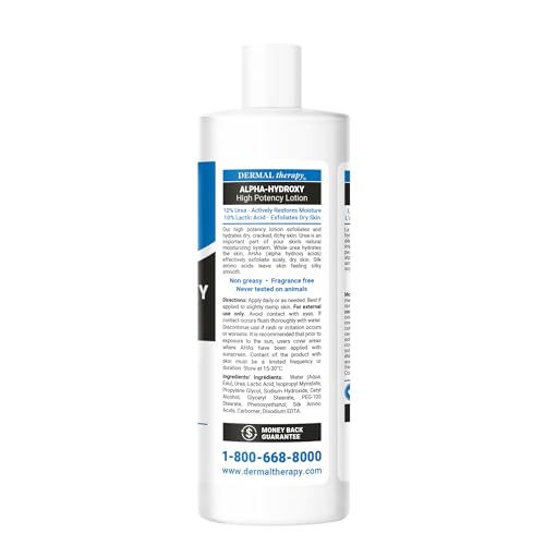 Dermal Therapy Alpha Hydroxy Lotion — formule adaptée peaux sensibles sans parfum.