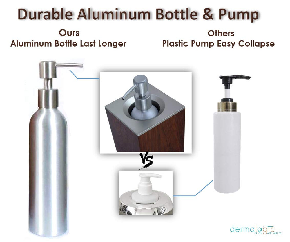 DERMALOGIC pompe inox, distribution fluide et hygiénique.