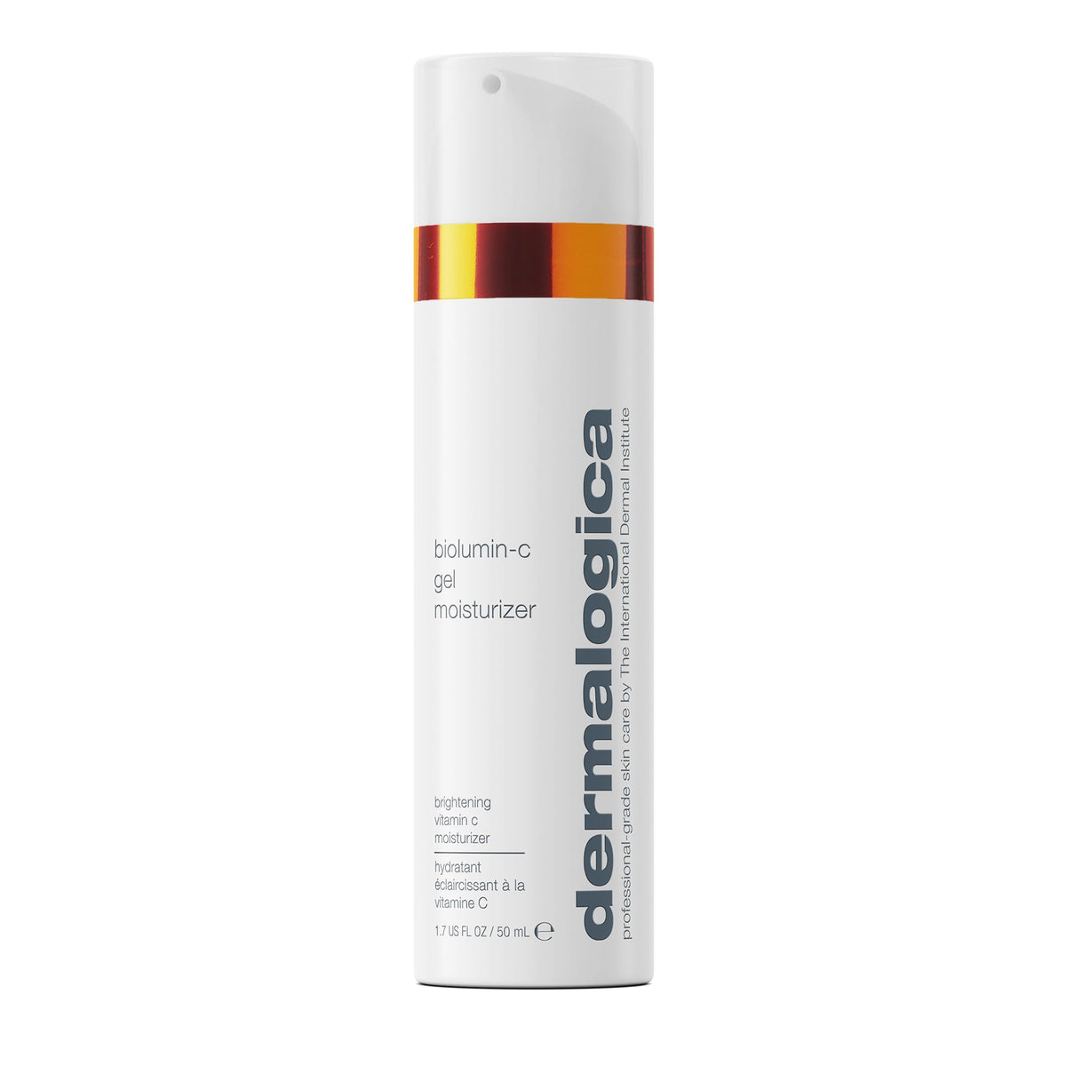 Dermalogica Biolumin-C Gel: bouteille élégante et hydratation légère.