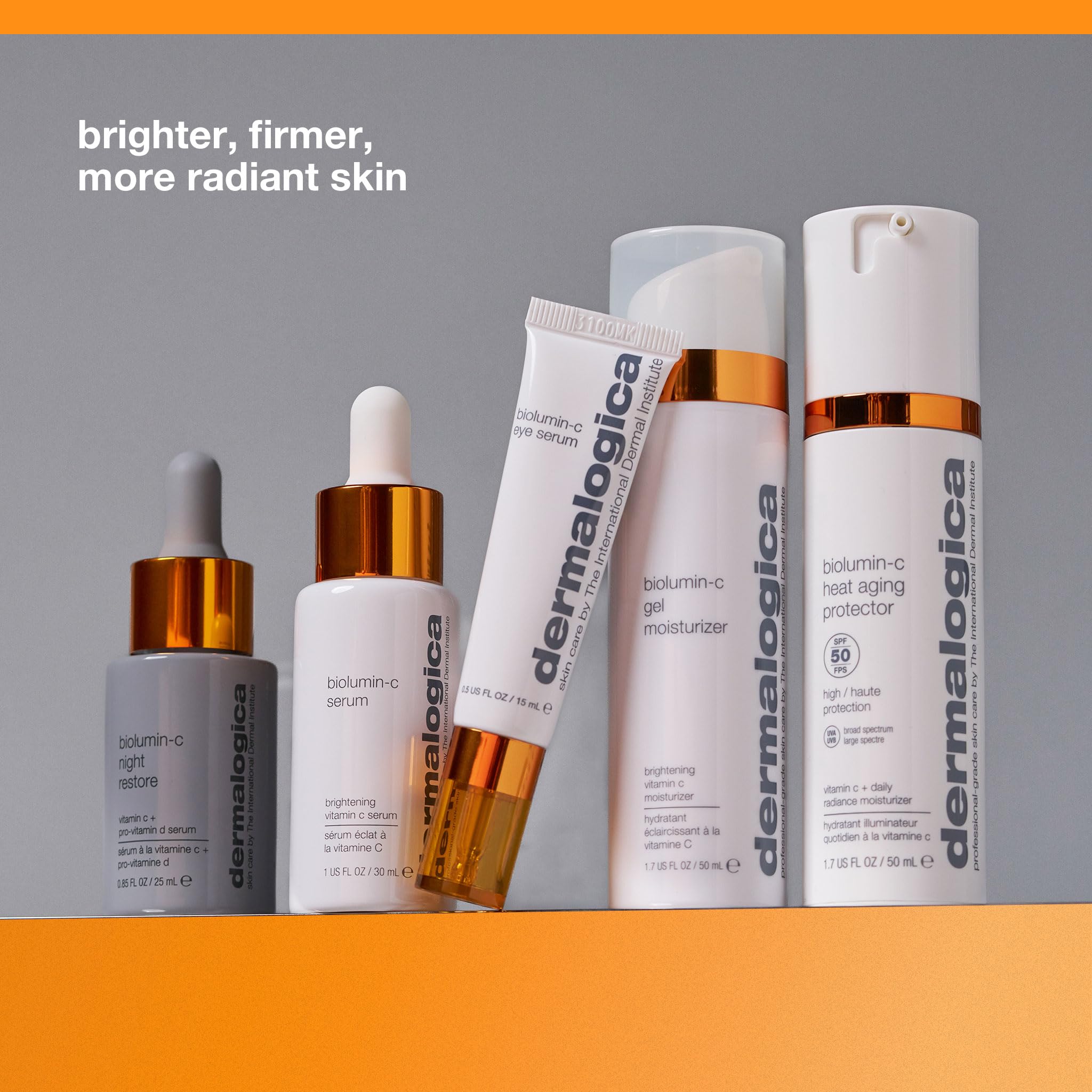 Dermalogica BioLumin-C Heat Aging Protector SPF 50 – complexe thermaradiance, défense contre la chaleur.