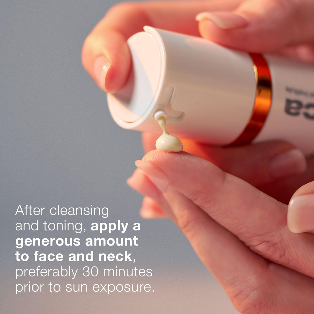 Dermalogica BioLumin-C Heat Aging Protector SPF 50 – hydratation apaisante et confort cutané.