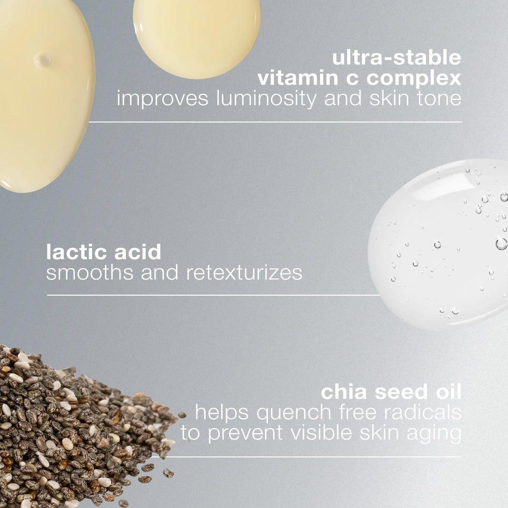 Acide lactique doux pour exfolier et lisser la peau.