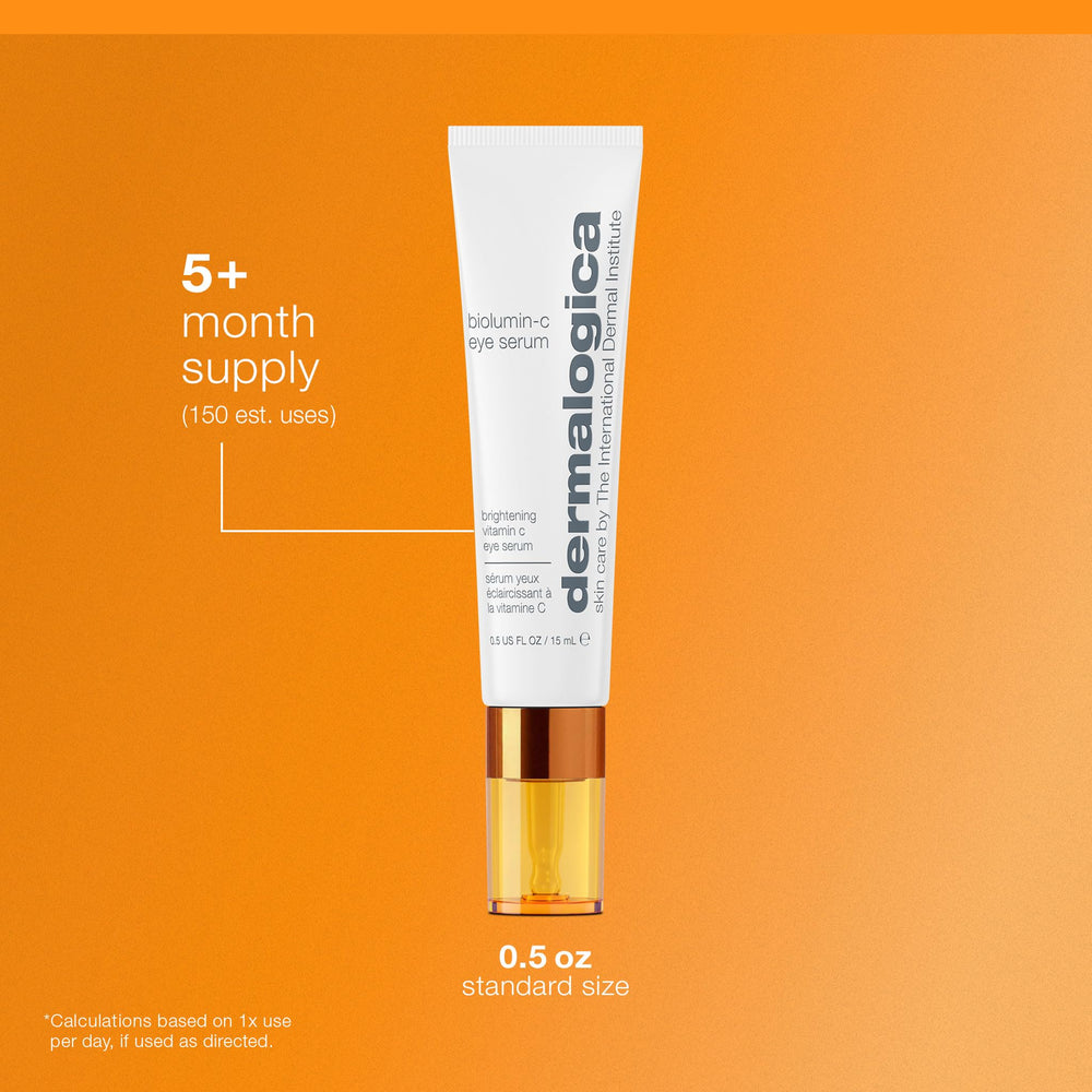Dermalogica Biolumin-C Sérum Contour des Yeux, brillance du regard tout au long de la journée.