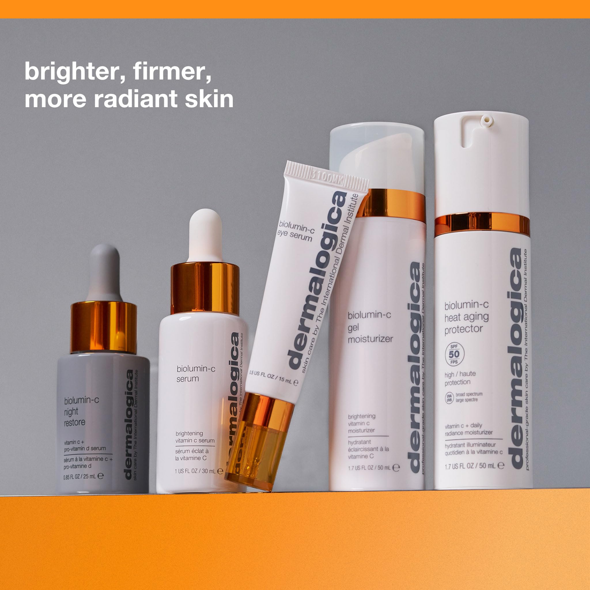 Dermalogica Biolumin-C Sérum Contour des Yeux, ingrédients vitamine C pour éclairer le contour.