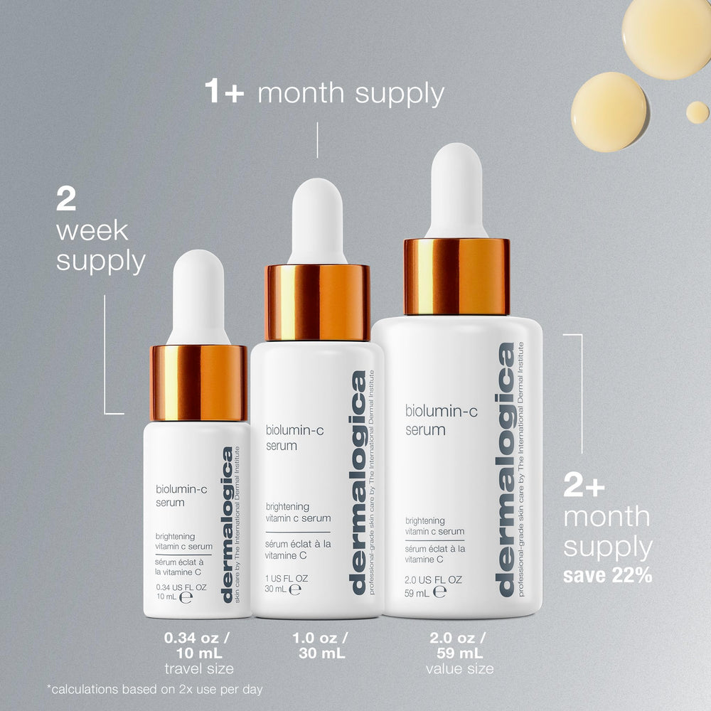 Huile de chia offrant hydratation durable dans Dermalogica Biolumin-C Serum.