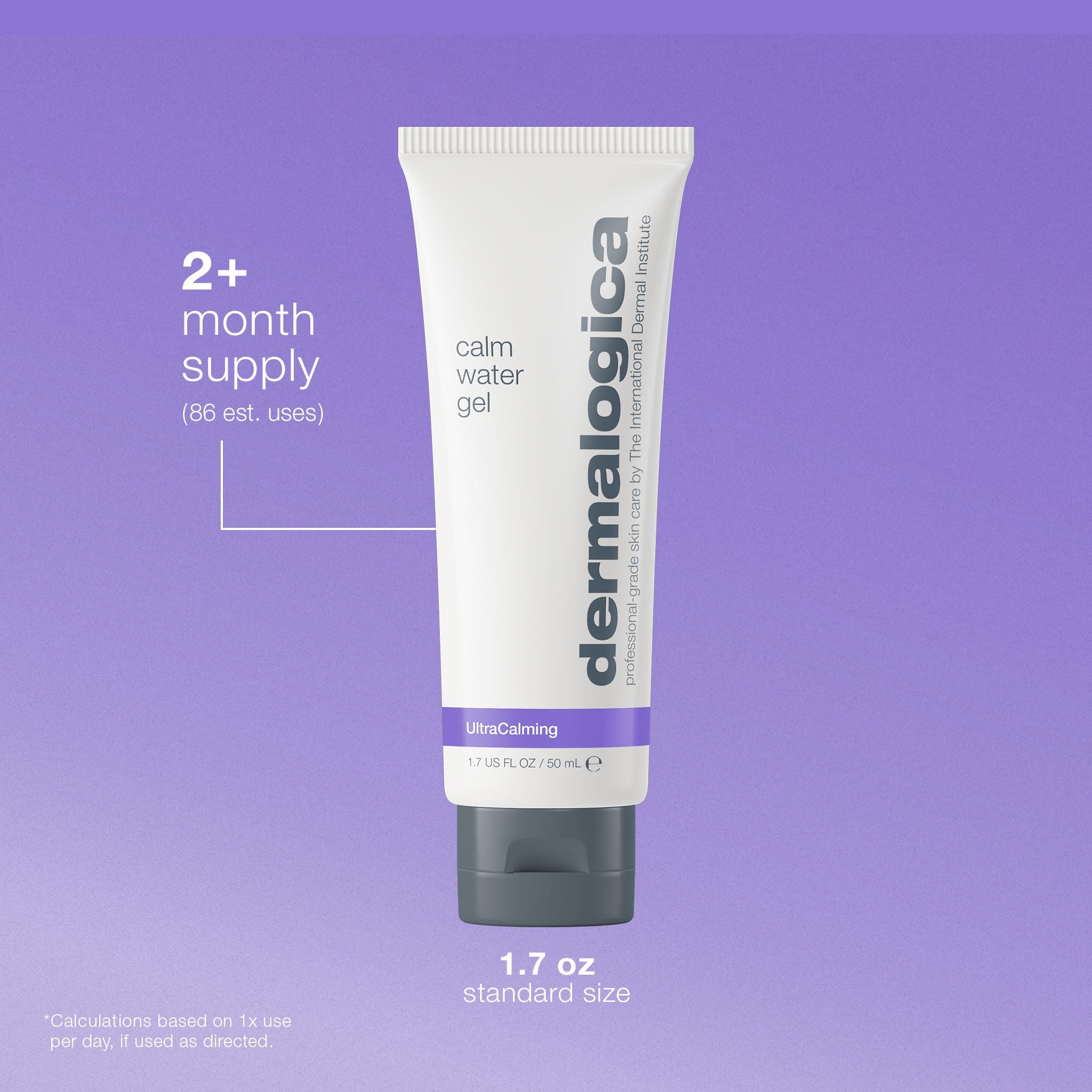 Dermalogica Calm Water Gel — lavande: parfum apaisant pour créer un rituel relaxant.