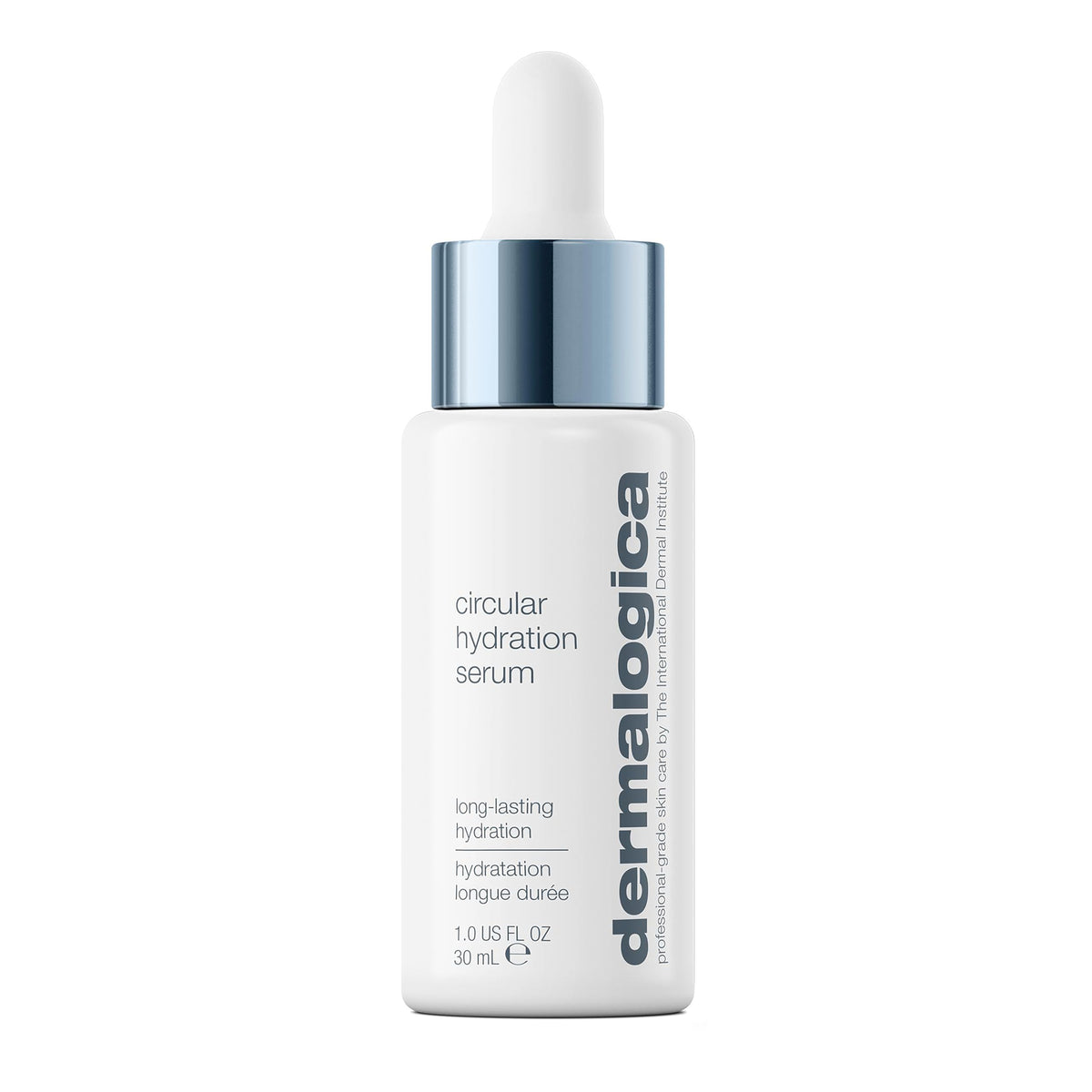 Dermalogica Circular Hydration Serum – bouteille élégante pour hydratation longue durée.