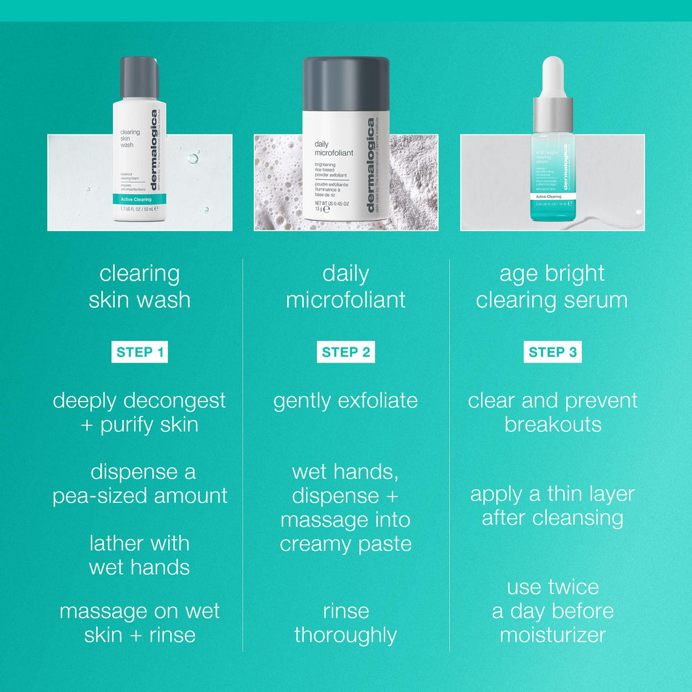 Dermalogica clarifiant teint: teint plus uniforme et clair.