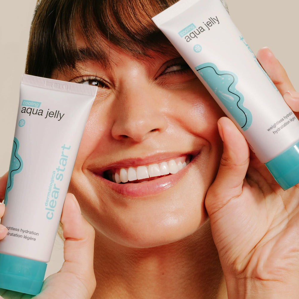 Apaisement et fraîcheur Dermalogica Clear Start – après application.