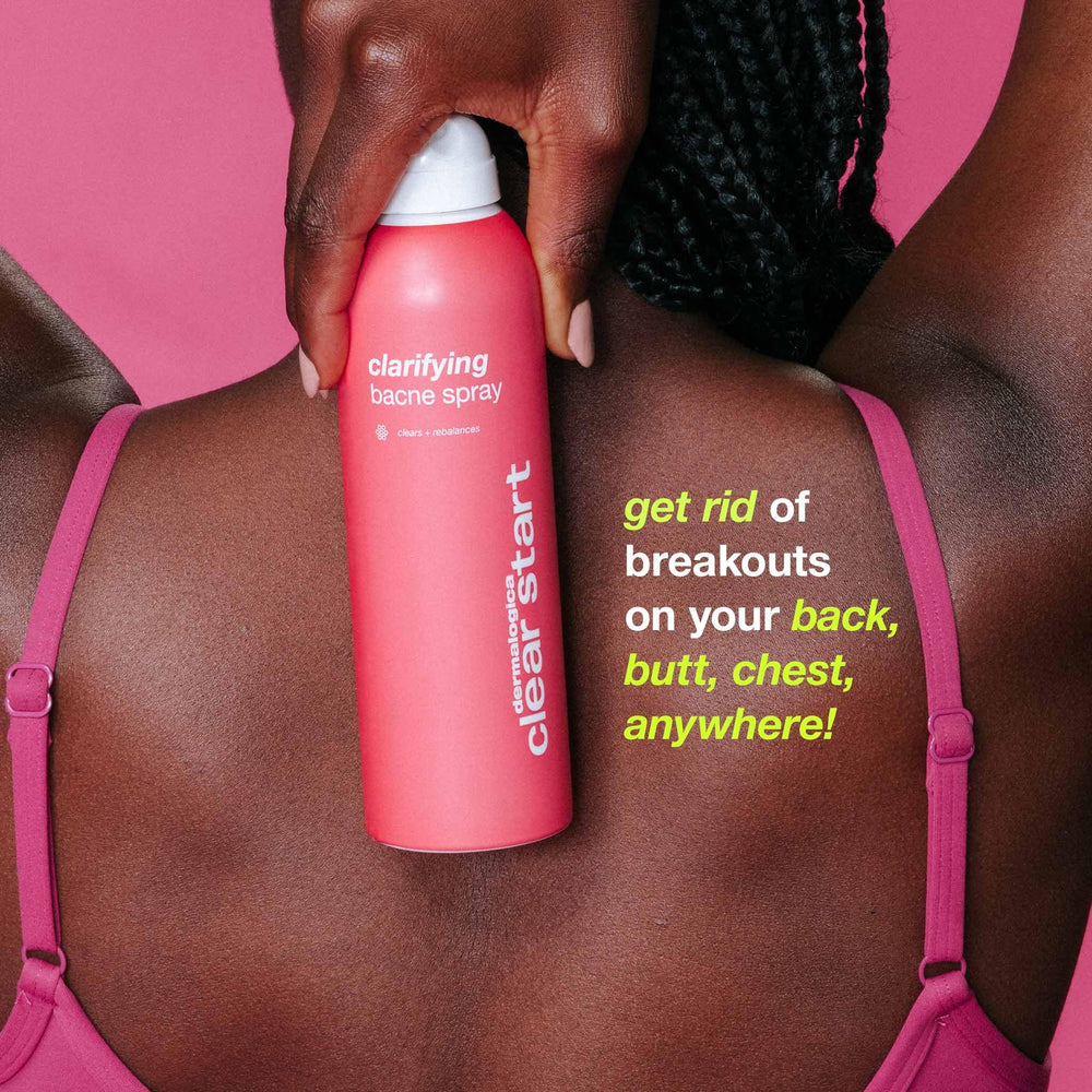 Dermalogica Clear Start hamamélis apaisant sur peau irritée.