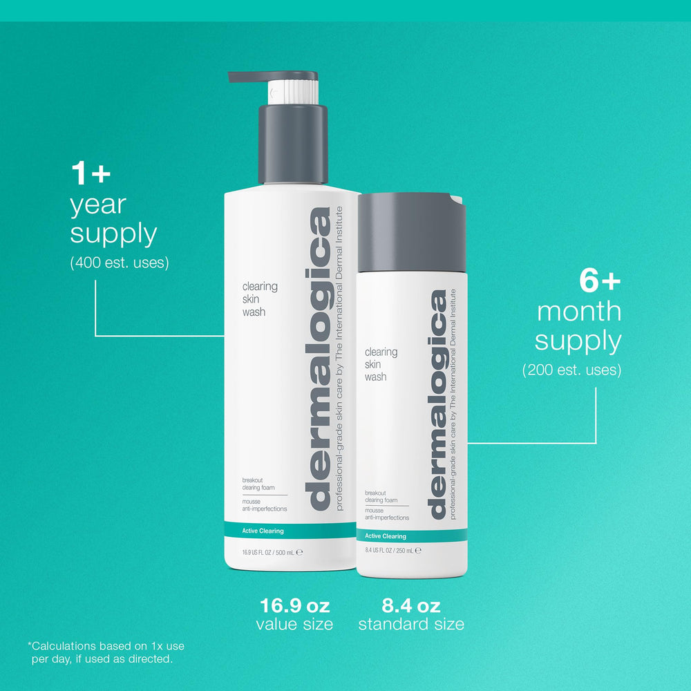Dermalogica Clearing Skin Wash nettoie quotidiennement sans effort.