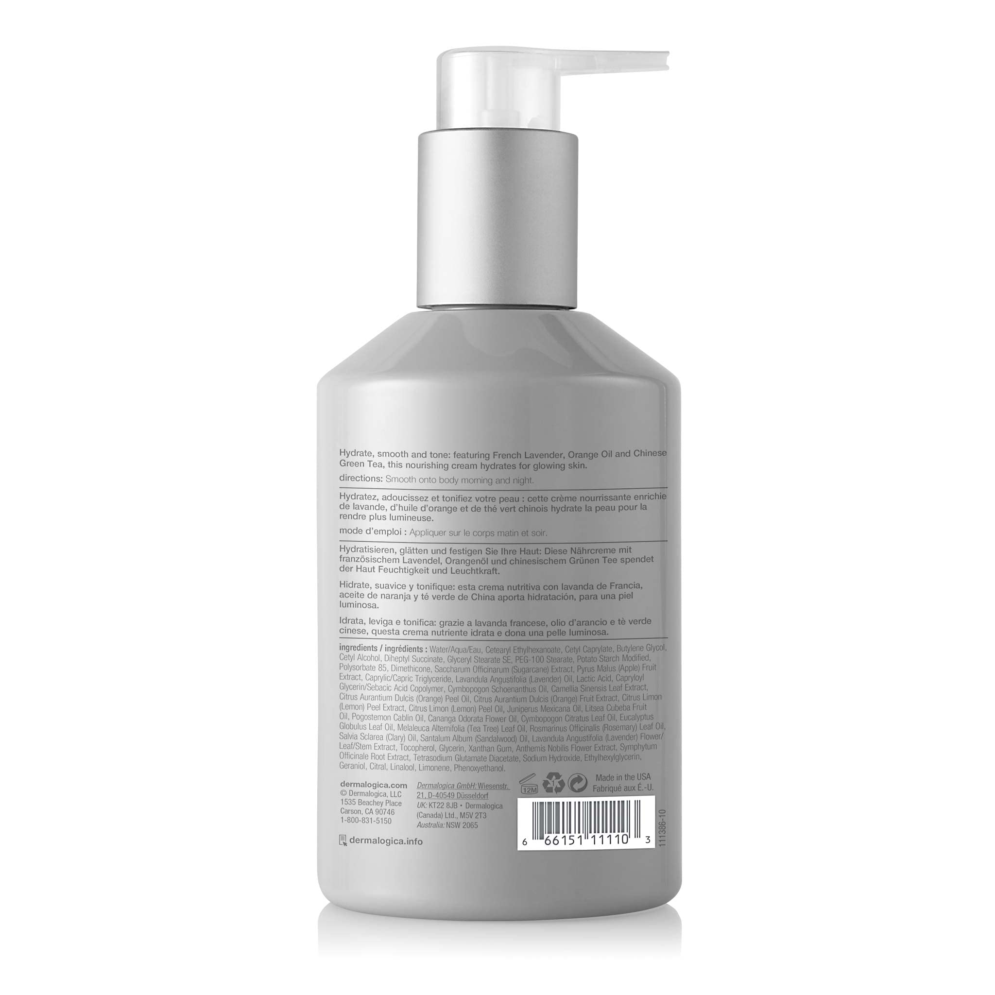 Dermalogica Crème pour le corps, application fluide et texture veloutée.