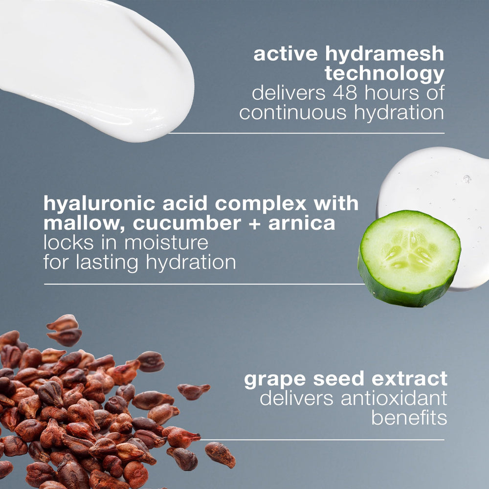 Complexe hyaluronique distribuant l'hydratation en profondeur dans la Crème Dermalogica.