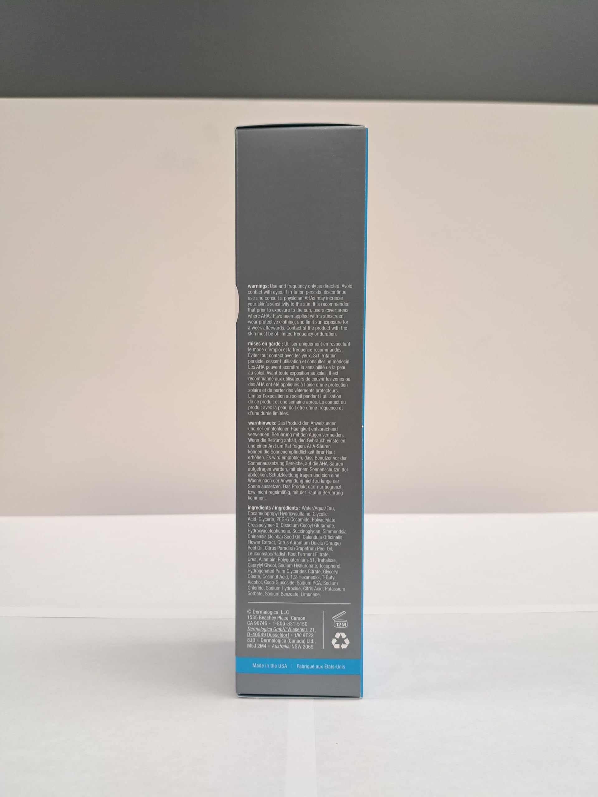 Propreté durable après rinçage avec Dermalogica Daily Glycolic Cleanser