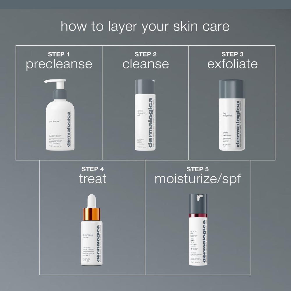 Dermalogica Daily Microfoliant avant-apres révèle un teint plus lumineux.