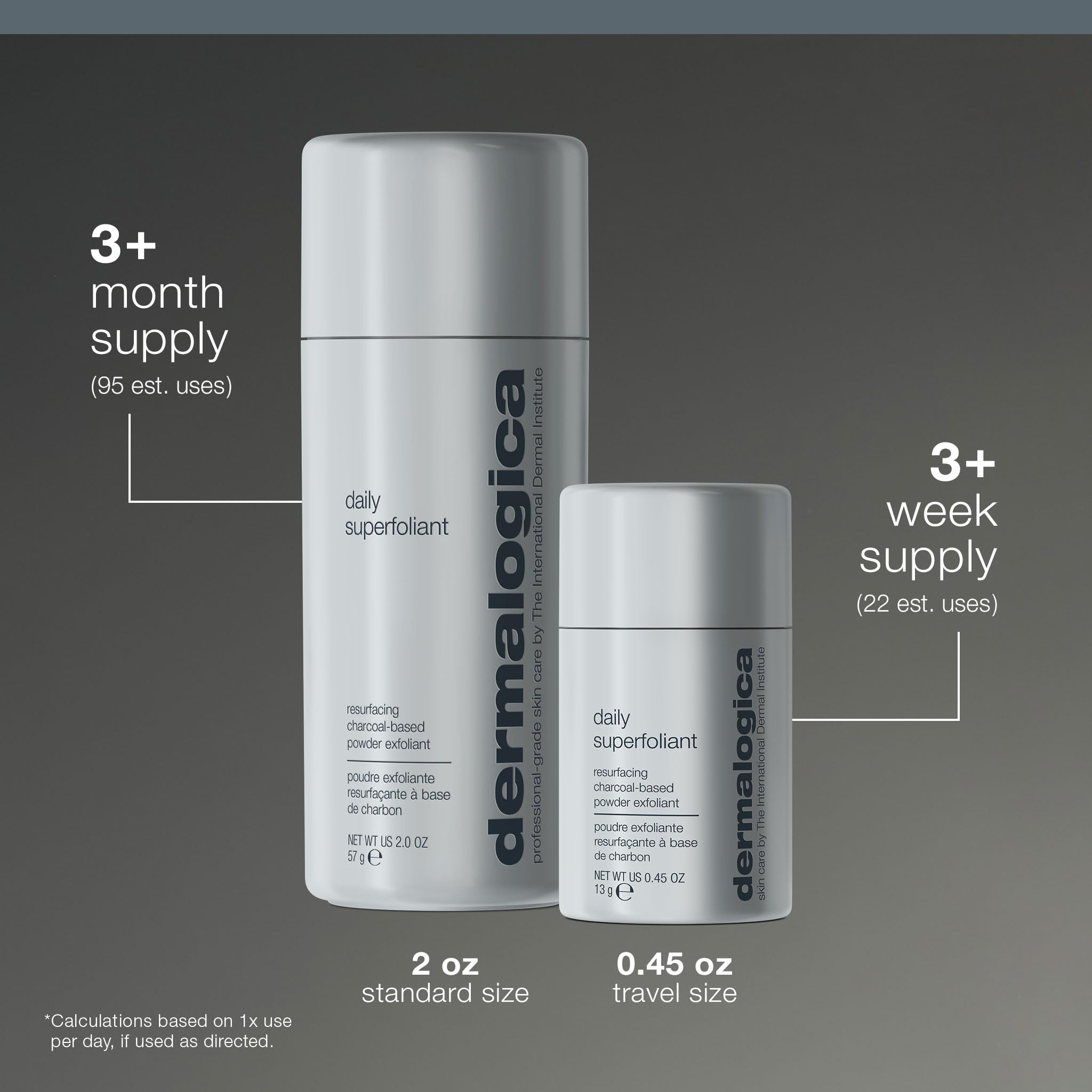 Dermalogica Daily Superfoliant grains fins adaptés à un gommage doux.