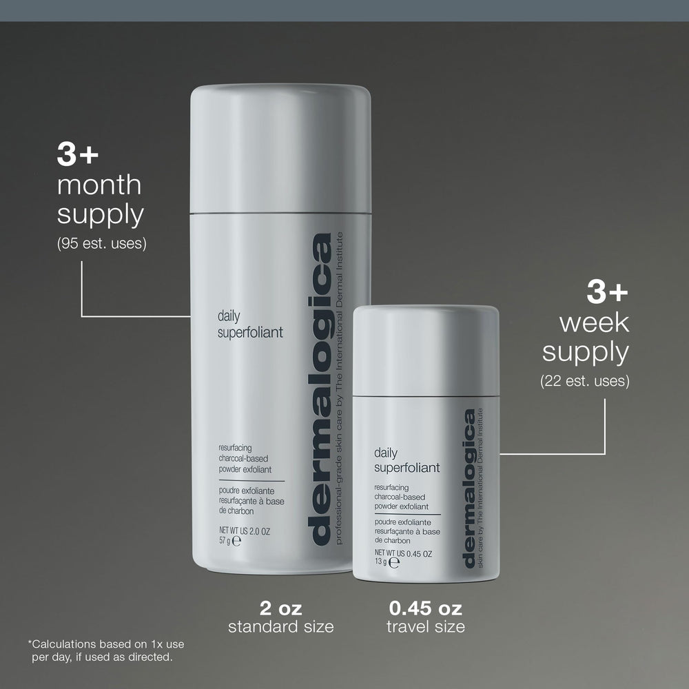 Dermalogica Daily Superfoliant grains fins adaptés à un gommage doux.