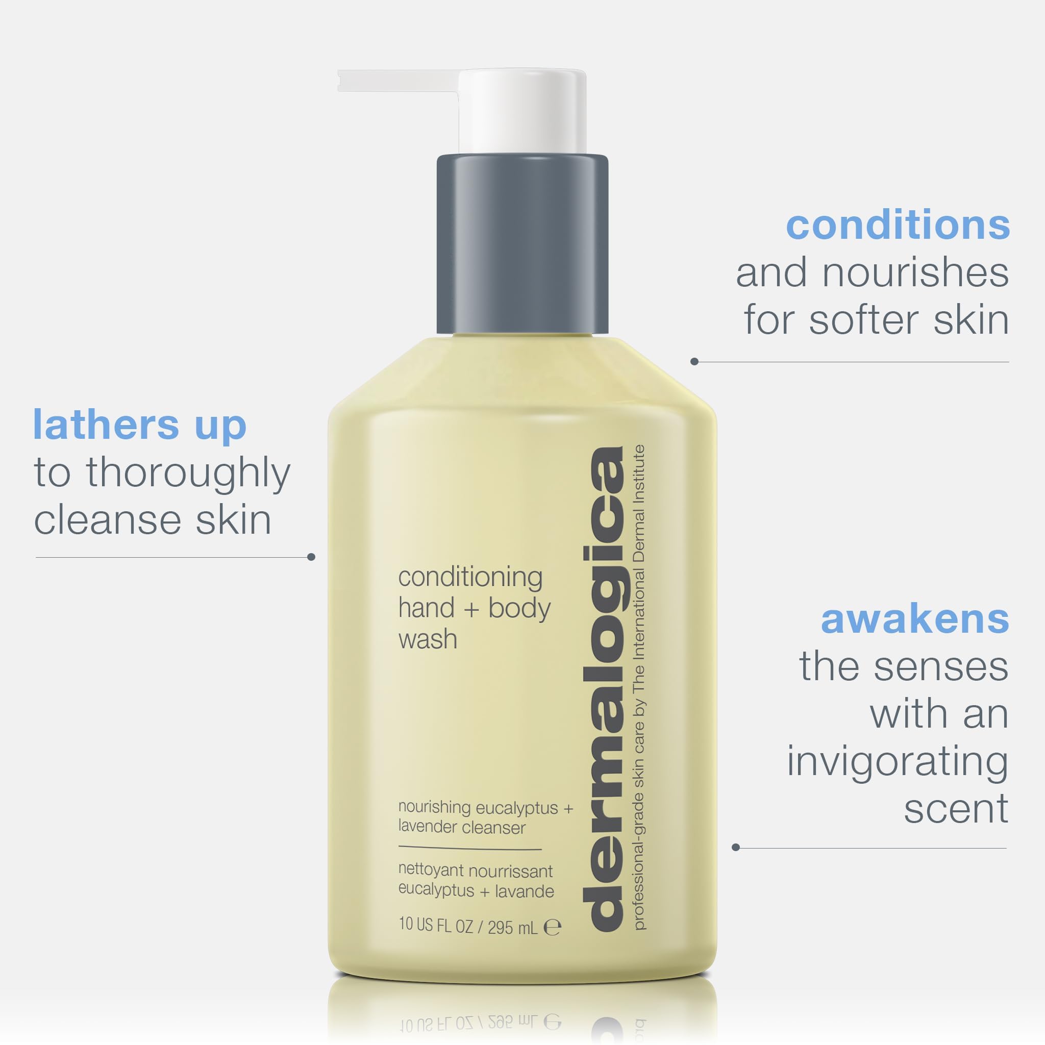 Parfum lavande et sauge sclarée pour une sensation apaisante.