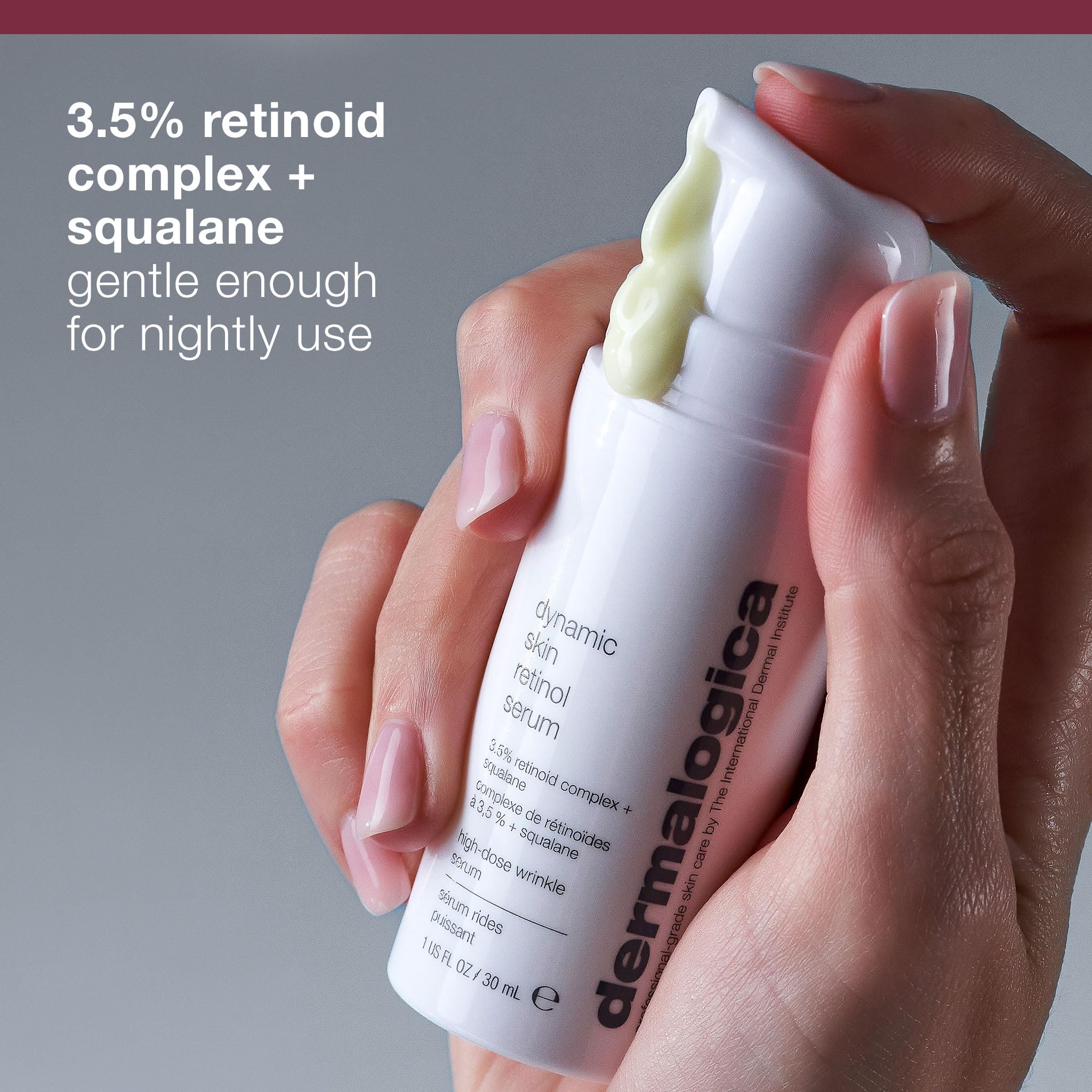 Dermalogica Dynamic Skin Retinol Serum — Beta-Glucane hydratant pour confort cutané.