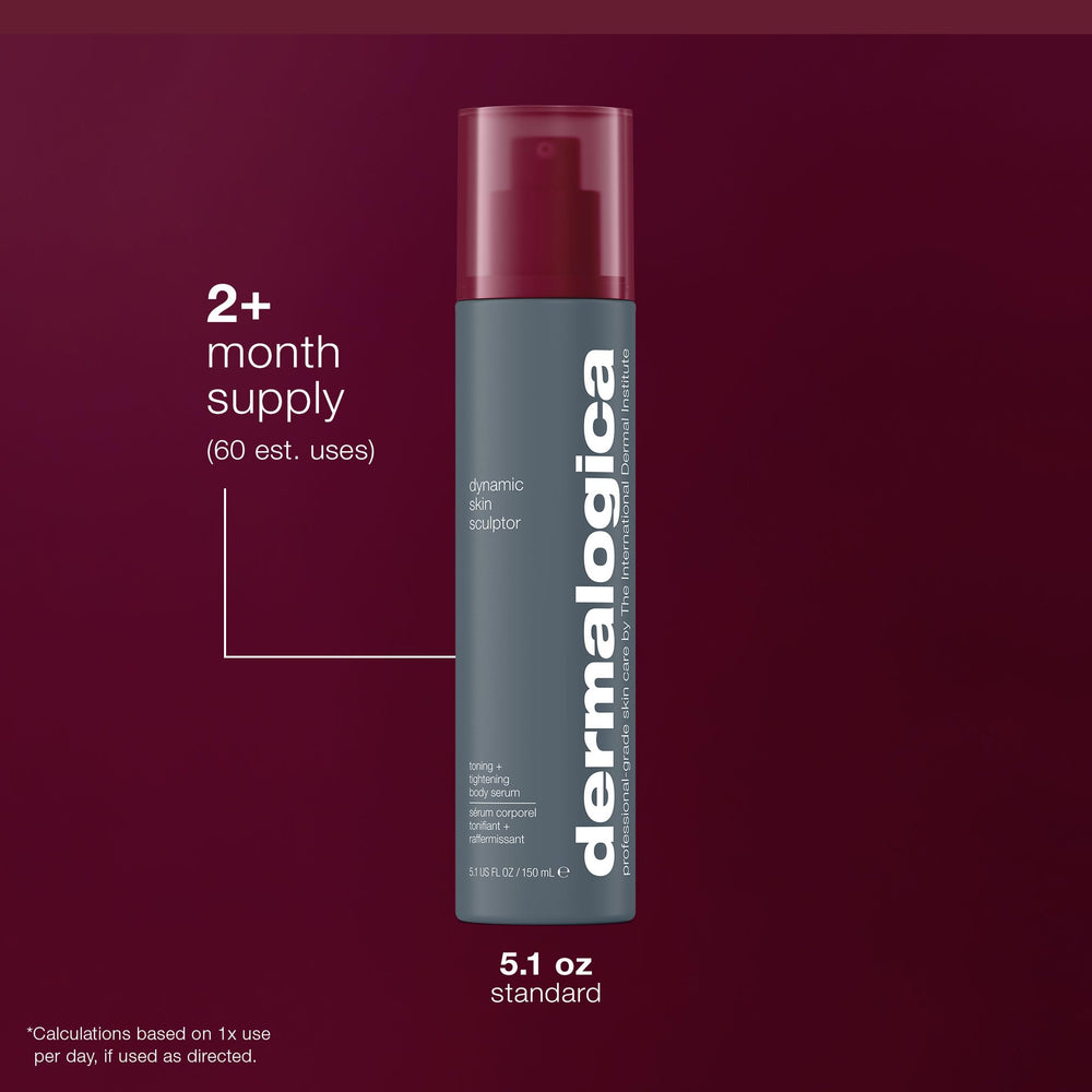 Dermalogica Dynamic Skin Sculptor Contours du corps — sensation de peau plus tendue après application.