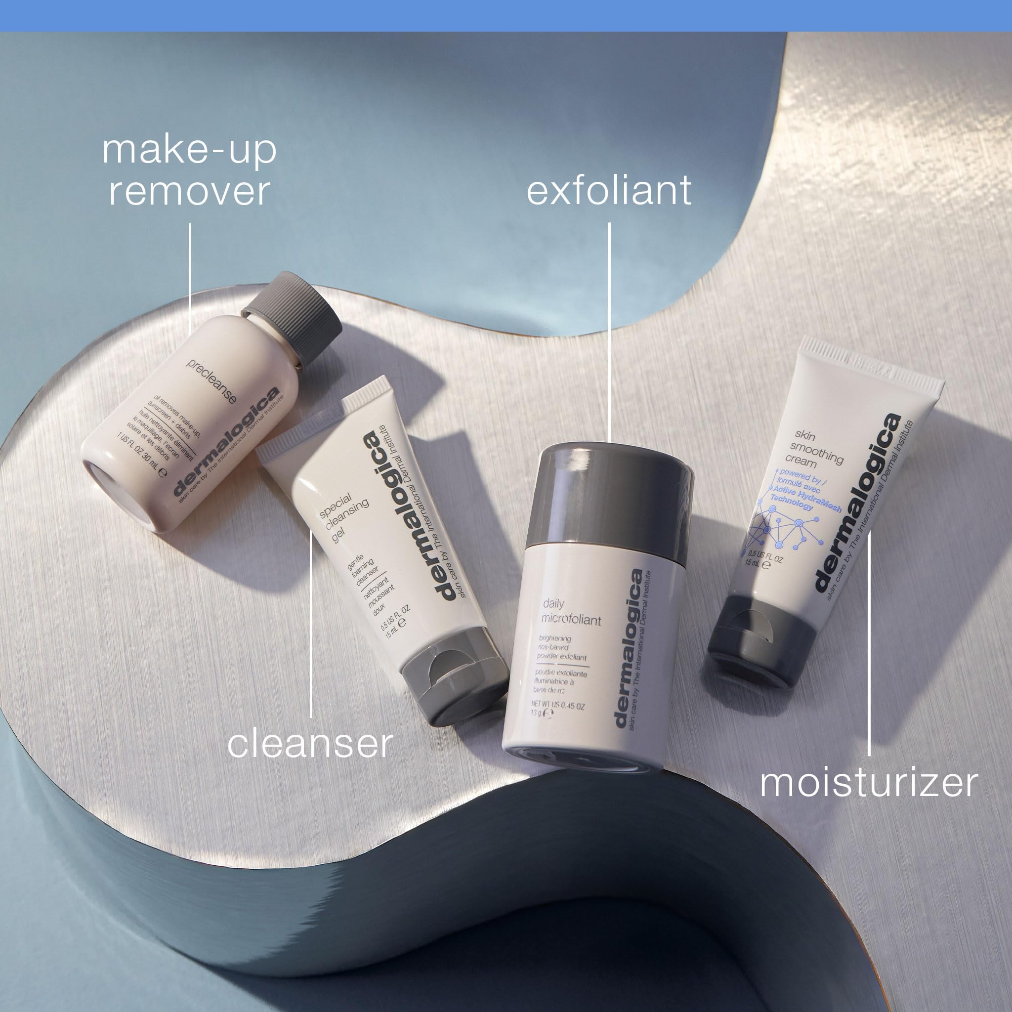 Dermalogica Exfoliant Quotidien Microfoliant — élimine les cellules mortes pour un teint lumineux.