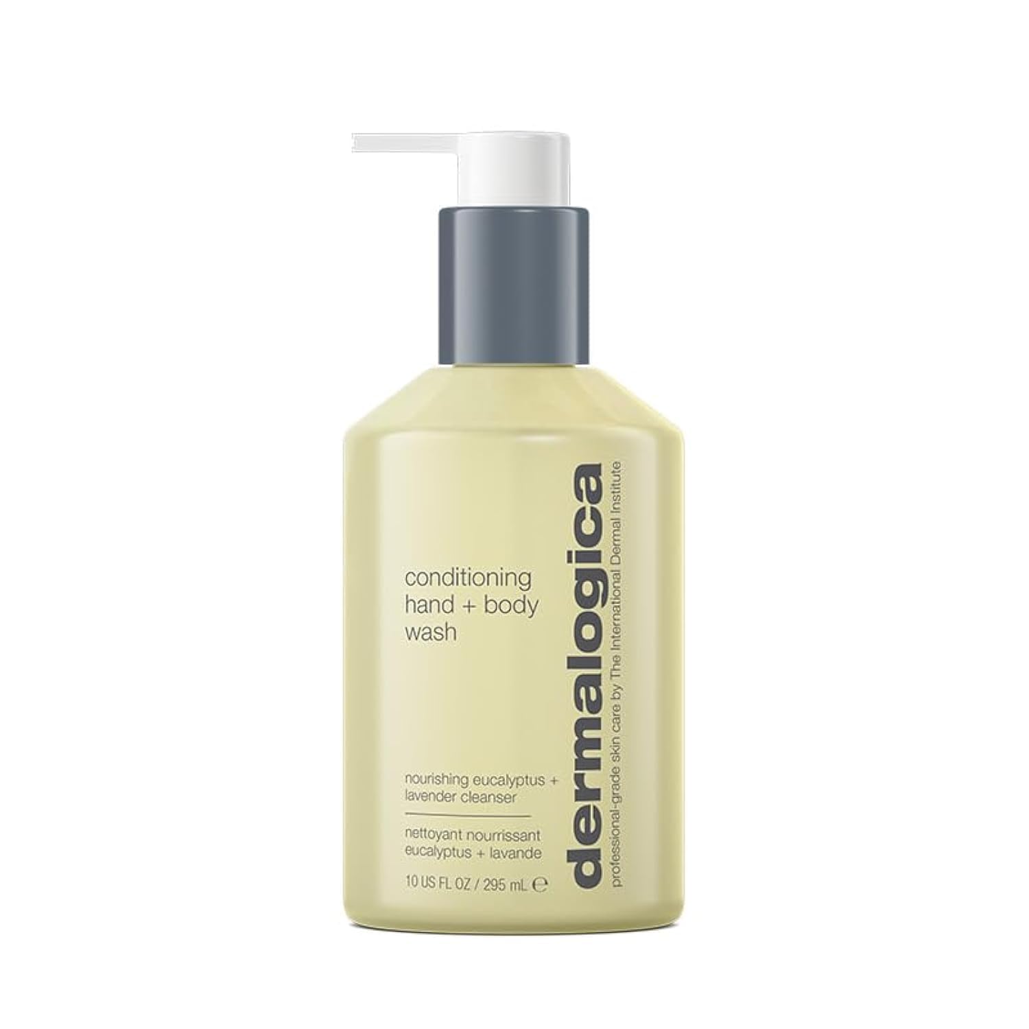 Dermalogica Gel Douche arbre-a-the eucalyptus sur bouteille, revitalisant pour la peau.