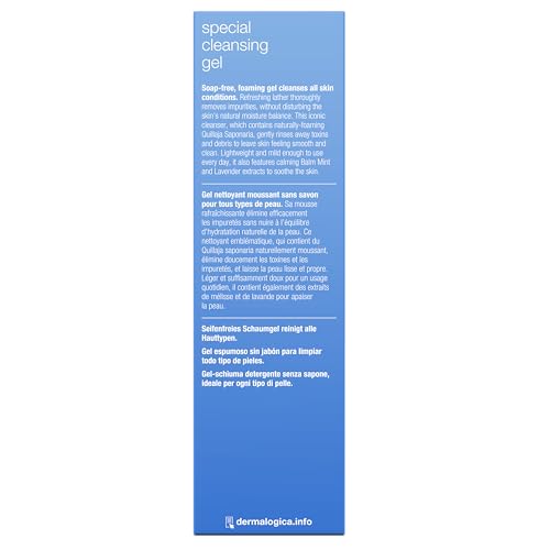 Dermalogica Gel Nettoyant Spécial, texture douce pour sensation agréable lors du soin.