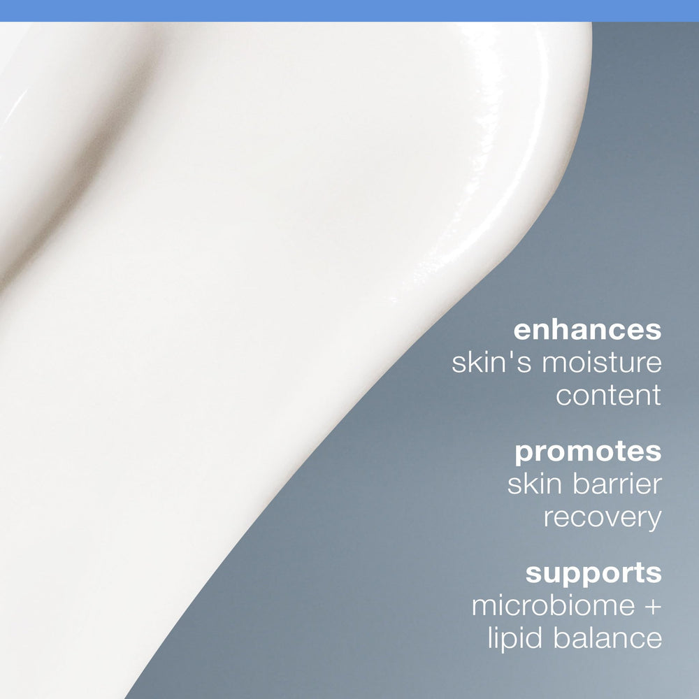 Texture creme-riche visible sur l image, Dermalogica Intensive Moisture Balance, confort immediat.